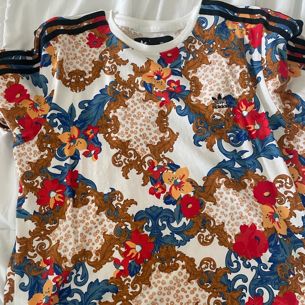 Adidas floral dress - size L